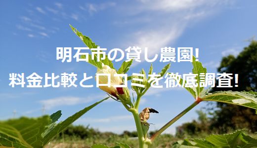 明石市の貸し農園の料金比較と口コミを徹底調査！ | 畑をかりる！